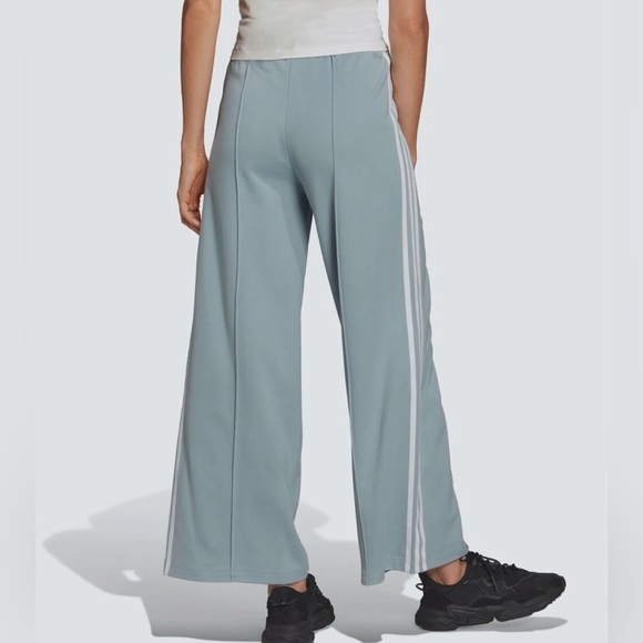 Adidas ADICOLOR CLASSIC Wide Leg TRACK PANT Sweat superstar firebird Women sz XL - Picture 3 of 10